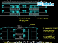 Bản vẽ autocad viện vệ sinh y tế công cộng Thành Phố