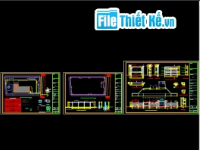 Bản vẽ,Trường mầm non,Bản vẽ autocad,tổng thể trường học