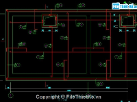 Bản vẽ bể nước 100m3 bằng Autocad