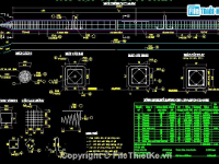 Bản vẽ biện pháp thi công cầu dầm T BTCT dự ứng lực kéo sau lao lắp bằng giá pooc tíc