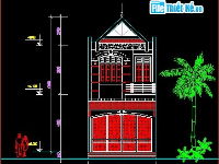 Bản vẽ biện pháp thi công nhà dân 2 tầng