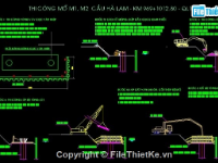 Bản vẽ biện pháp tổ chức thi công cầu bản