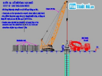 thi công cọc,thi công cầu,khoan nhồi cọc,cọc khoan nhồi,Bản vẽ thi công