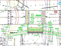 Bản vẽ biện pháp tổ chức thi công lao lắp dầm cầu chi tiết