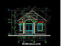 Bản vẽ biệt thự 1 tầng mái thái rất đẹp chức năng đầy đủ hạng mục kiến trúc 