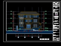 Bản vẽ biệt thự 3 tầng KT 16x18m full,bản vẽ biệt thự kích thước 16x18m,bản vẽ biệt thự 3 tầng + 1 bán hầm,Biệt thự 3 tầng siêu đẹp