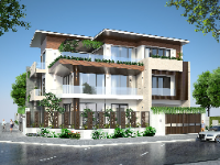 Biệt thự 3 tầng,Bản vẽ full,thi công