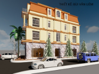 Bản vẽ biệt thự 3 tầng 5x17.7m revit 