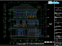 Bản vẽ biệt thự tại Liên Bảo