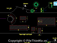 Bản vẽ bình đồ đường giao thông nội thị