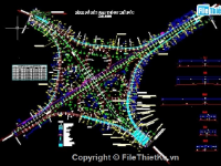 Bản vẽ bình đồ nút giao Thủ Đức
