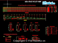 Bản vẽ bố trí chung cầu dầm I