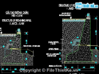 tường chắn đất,Bản vẽ nghiêng,tường chắn,Bản vẽ Tường chắn
