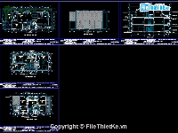 Bản vẽ các mẫu biệt thự và nhà phố kt 7.6*16m