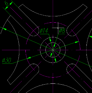 Bản vẽ cad bánh xe rãnh chi tiết