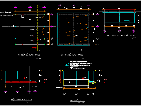 Bể nước ngầm,Bể nước ngầm 200m3,CAD Bể nước ngầm