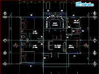 Bản vẽ cad Biệt thự kích thước 10.2x8.7m