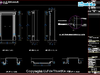 Bản vẽ cad Bố trí nội thất tầng 2,9 phòng gym của khối khách sạn 5 sao.