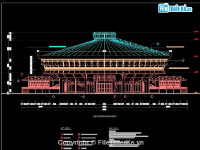 Bản vẽ cad cải tạo rạp xiếc trung ương Hà Nội