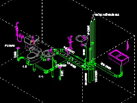 Bản vẽ CAD cấp thoát nước toàn bộ Ngôi nhà dân dụng 1 trệt 2 lầu mái thái 15.64x23.4m