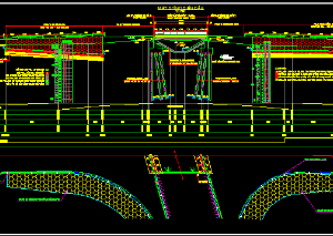 Bản vẽ cad cầu bê tông cốt thép kích thước 12.5m