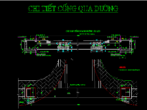 Bản vẽ cad cấu tạo hố ga