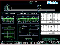 Bản vẽ cad chi tiết dầm I kích thước 24.54m