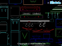 Bản vẽ cad chi tiết khối đồ nội thất cho các bạn tham khảo