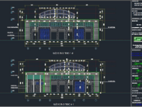 Bản vẽ CAD chợ XUÂN PHƯƠNG - Từ Liêm - Hà Nội 19.37x32.3m