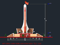 Bản vẽ cad ĐÀI TƯỞNG NIỆM