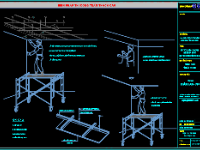 Bản vẽ cad đầy đủ biện pháp thi công kết cấu trần thạch cao