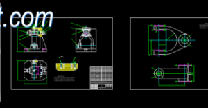 Bản vẽ,Bản vẽ autocad,Đồ án càng gạt,Đồ án