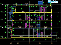 Bản vẽ cad +Dự toán Excel Nhiều nhà liền kế khu dân cư CenterHills