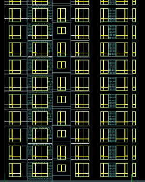 Bản vẽ cad file thiết kế nhà ở chung cư