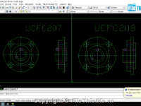 Bản vẽ cad Gối đỡ trục japan UCP UCFL các loại