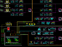 Bản vẽ CAD hệ thống BMS của khách sạn 5 sao (có hệ Chiller)