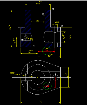 Bản vẽ cad Hình khối và các yêu cầu kỹ thuật