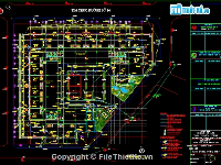 Bản vẽ cad Hố ga nhà Chung cư -Lô C- Tân Thuận Đông