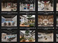 Bản vẽ cad (kèm ảnh 3D render) nội thất văn phòng dược phẩm 3 tầng