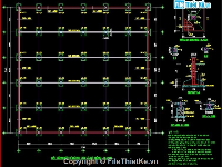 Bản vẽ cad kết cấu khung zamil  nhà xưởng-nhà kho-Đà nẵng