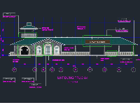 Vinpearl Nam Hội An,Nhà bến thuyền 11x41m,bản vẽ nhà bến thuyền,thiết kế nhà bến thuyền,file cad nhà bến thuyền,kiến trúc nhà bến thuyền Vinpearl