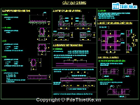 Bản vẽ cad Kết cấu nhà văn hóa 10 x 21,6 m