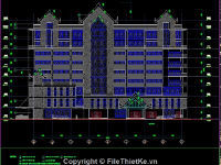 Bản vẽ cad kiến trúc Bệnh viện hữu nghị Thanh hóa