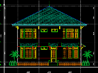 Biệt thự 2 tầng 12x12m,Biệt thự 12x12m,Biệt thự 2 tầng,Biệt thự,Kiến trúc Biệt thự 2 tầng