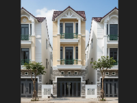 Bản vẽ CAD kiến trúc hoàn thiện mẫu nhà phố 3 tầng mái Thái 4.5x20m