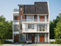 Bản vẽ CAD kiến trúc kết cấu biệt thự khủng 15x15m