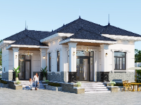 Bản vẽ Cad kiến trúc kết cấu mẫu nhà mái Nhật siêu đẹp 4 phòng ngủ 12x17m