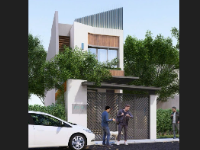 Bản vẽ CAD kiến trúc kết cấu mẫu nhà phố 2 tầng 5x15m