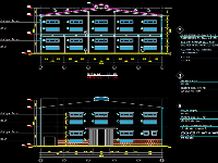Bản vẽ CAD kiến trúc kết cấu nhà kho công ty cao su DRC Đà Nẵng