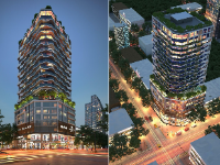 Bản vẽ CAD kiến trúc khách sạn kết hợp căn hộ The Light Phú Yên